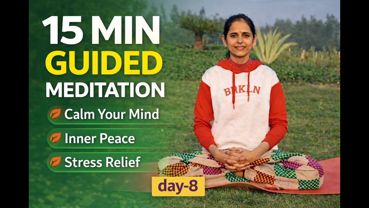 15 Min Guided Meditation for Peace & Relaxation | Reduce Stress & Calm Your Mind