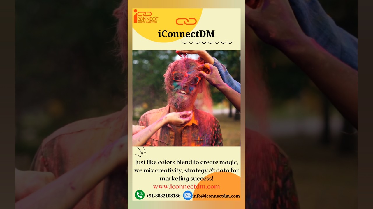 iConnect Digital Marketing Wishing you all a Very Happy Holi.🌈 
