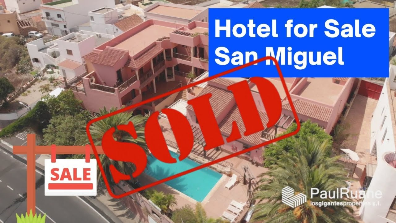 Hotel for Sale in San Miguel Tenerife YouTube
