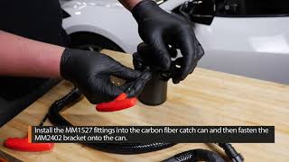 Installation Guide: Mishimoto Carbon Fiber Oil Catch Can Kit, Fits Chevrolet C8 Corvette Coupe 2020+