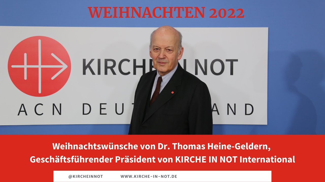 Weihnachtsgrüße von KIRCHE IN NOT YouTube