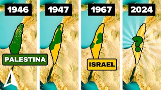 Así ha Cambiado el Mapa de Israel y Palestina Desde 1946 Hasta la Actualidad