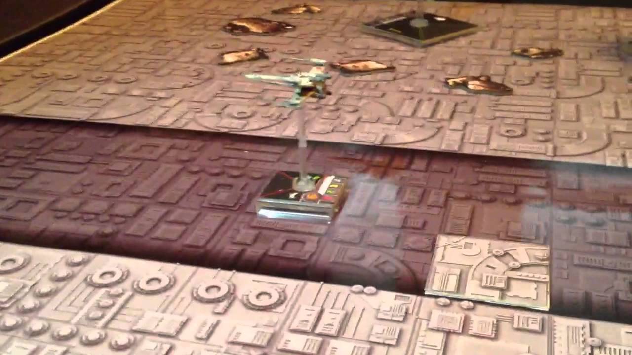 Star Wars x wing map Death Star trench run - YouTube