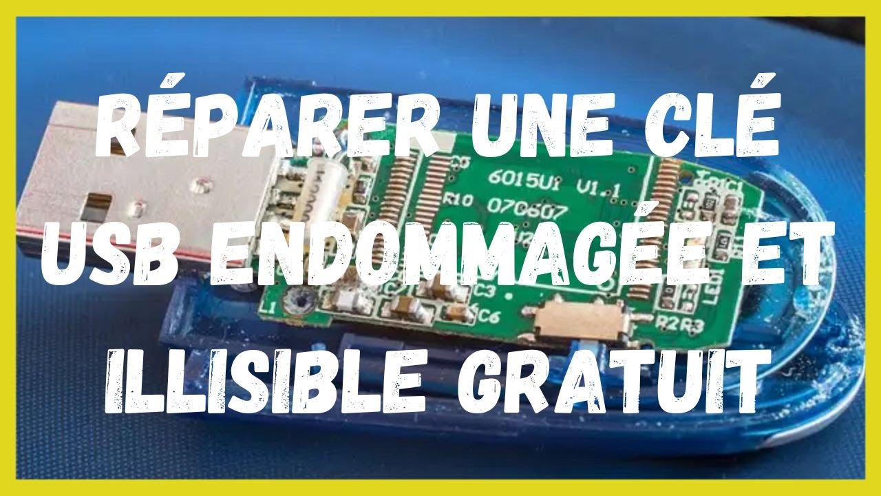 Comment réparer une clé usb endommagée et illisible gratuit YouTube — free download