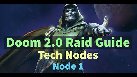 Doom 2 Raid Guide | Tech Node 1 | Dark Dimension 5 Teal Gear| Marvel Strike Force - Free to Play