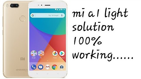 Mi A1 display light solution 100% working....