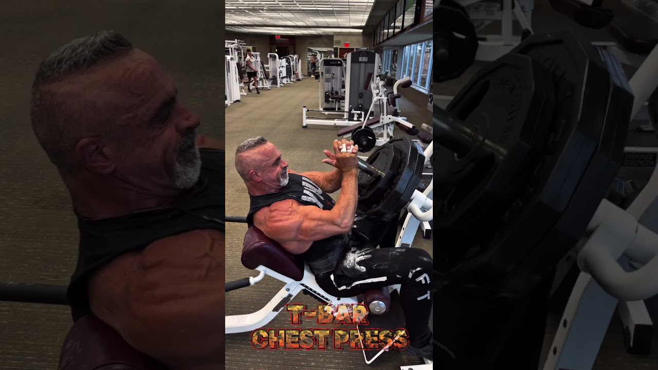T-BAR CHEST PRESS #workout #workouttips #muscle #motivation #exercise