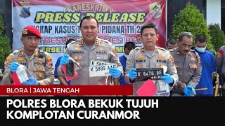 The Blora Police Mobile Brigade Team's swift action arrested seven motorcycle theft suspects. The Blora Police Mobile Brigade Team's swift action arrested seven motorcycle theft suspects.