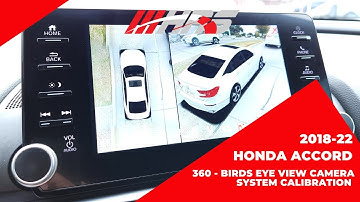 HRS 2018-22 Honda Accord 360 - Birds Eye View Camera Calibration