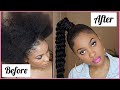 HOW TO: PETAL BRAID PONYTAIL ON 4C NATURAL HAIR | NO HEAT