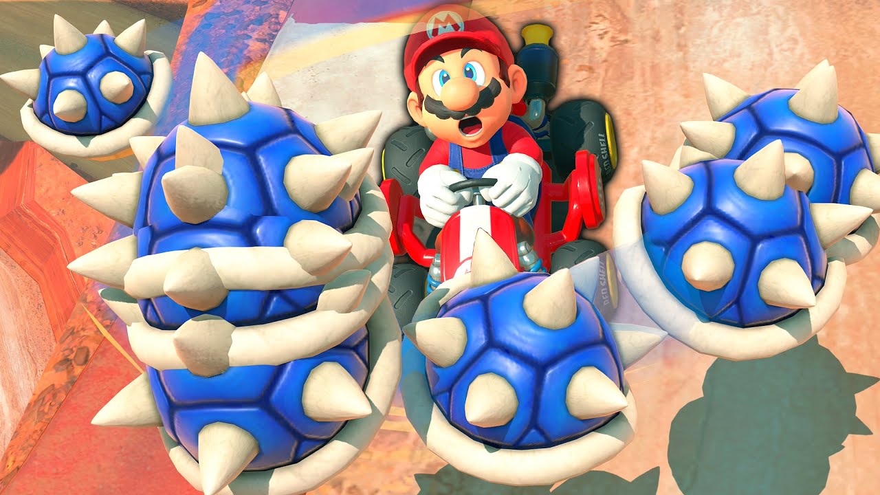 Mario Kart World aber NUR MIT BLAUEN PANZERN!