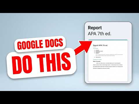 How to Do APA 7th Edition Format in Google Docs – Complete Guide!
