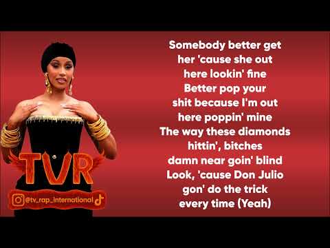 Cardi B ErrTime Lyrics Video