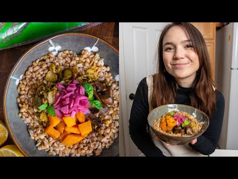 My Favorite Healthy Winter Meal  Roasted Vegetable Grain Bowls