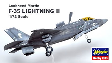 BUILDING HASEGAWA F-35 LIGHTNING II - 1/72 SCALE AIRCRAFT MODEL KIT