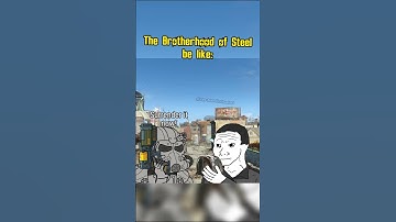 Thumbnail of The Brotherhood of Steel be like: #fallout #memes #shorts