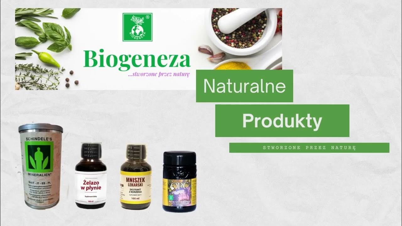 Biogeneza - produkty stworzone przez naturę - YouTube