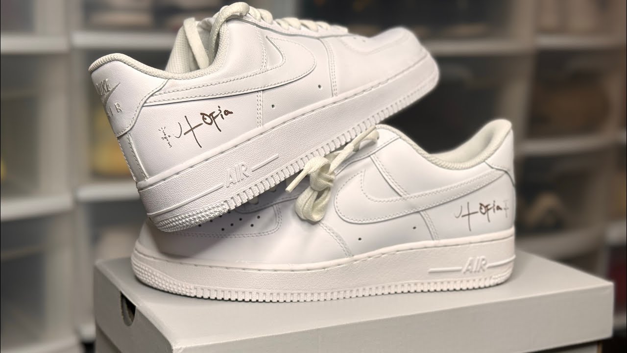 Unboxing the Travis Scott x Nike Air Force 1 Low “Utopia” - YouTube