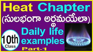 Heat chapter class 10 | Specific heat | In telugu Part 1