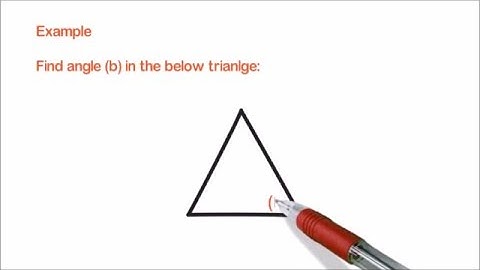 Angles in Equilateral Triangles - Easy Video Tutorial