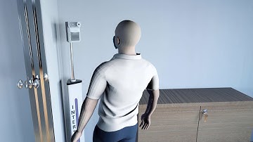 Infrared Thermometer | Automatic Hand Sanitizer | Mast Mounted | Covid 19 | Working Animation