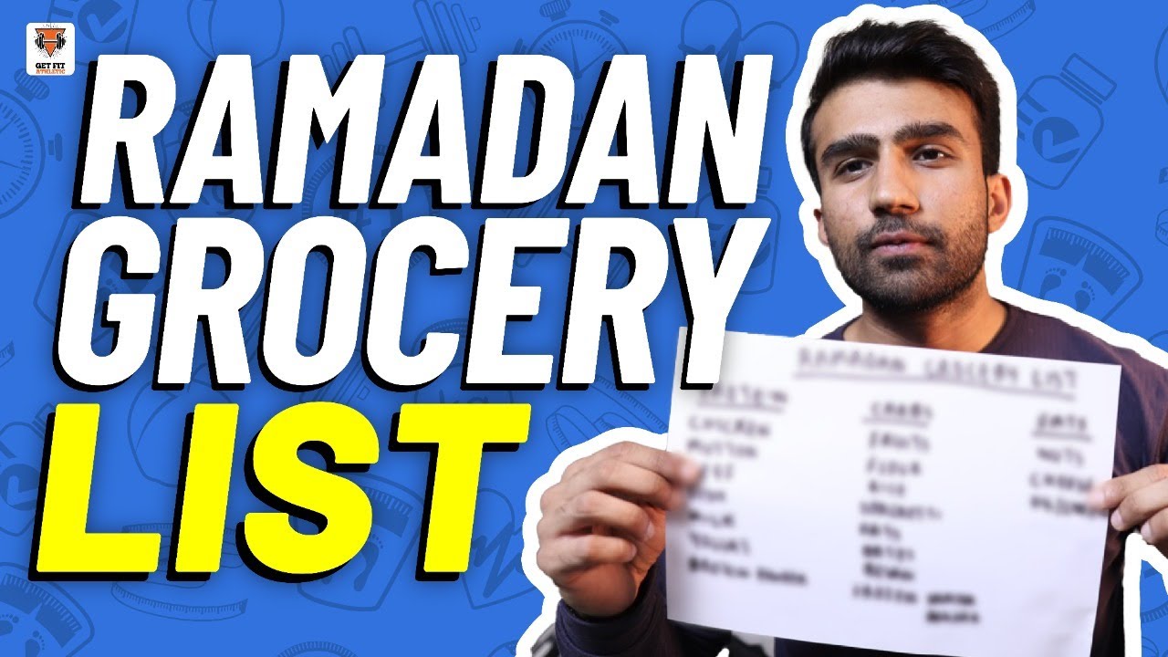 RAMADAN GROCERY LIST FOR WEIGHT LOSS AND WEIGHT GAIN