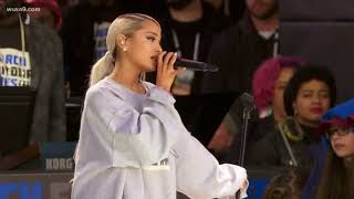  Artist Ariana Grande Performs Be Alright At March For Our S Rally