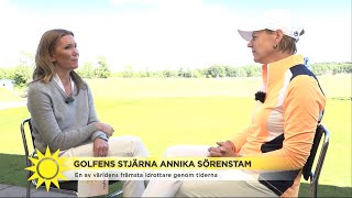 Annika Sörenstam ”Ibland kom jag medvetet tvåa eller trea för att slippa stå i  - Nyhetsmorgon (TV4)