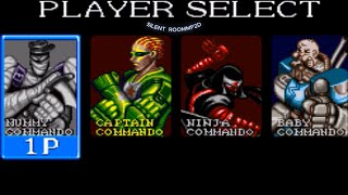 Captain Commando🎮[ Snes Paletas ]🎨Select Players ✨😏