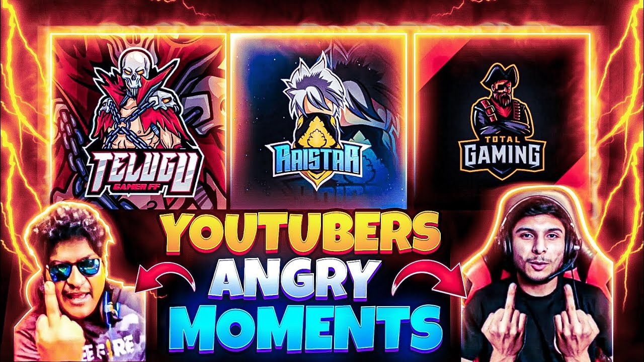 Top 5 Youtubers Angry Moments Of Free Fire 😡 para SAMSUNG A3,A5,A6,A7 ...