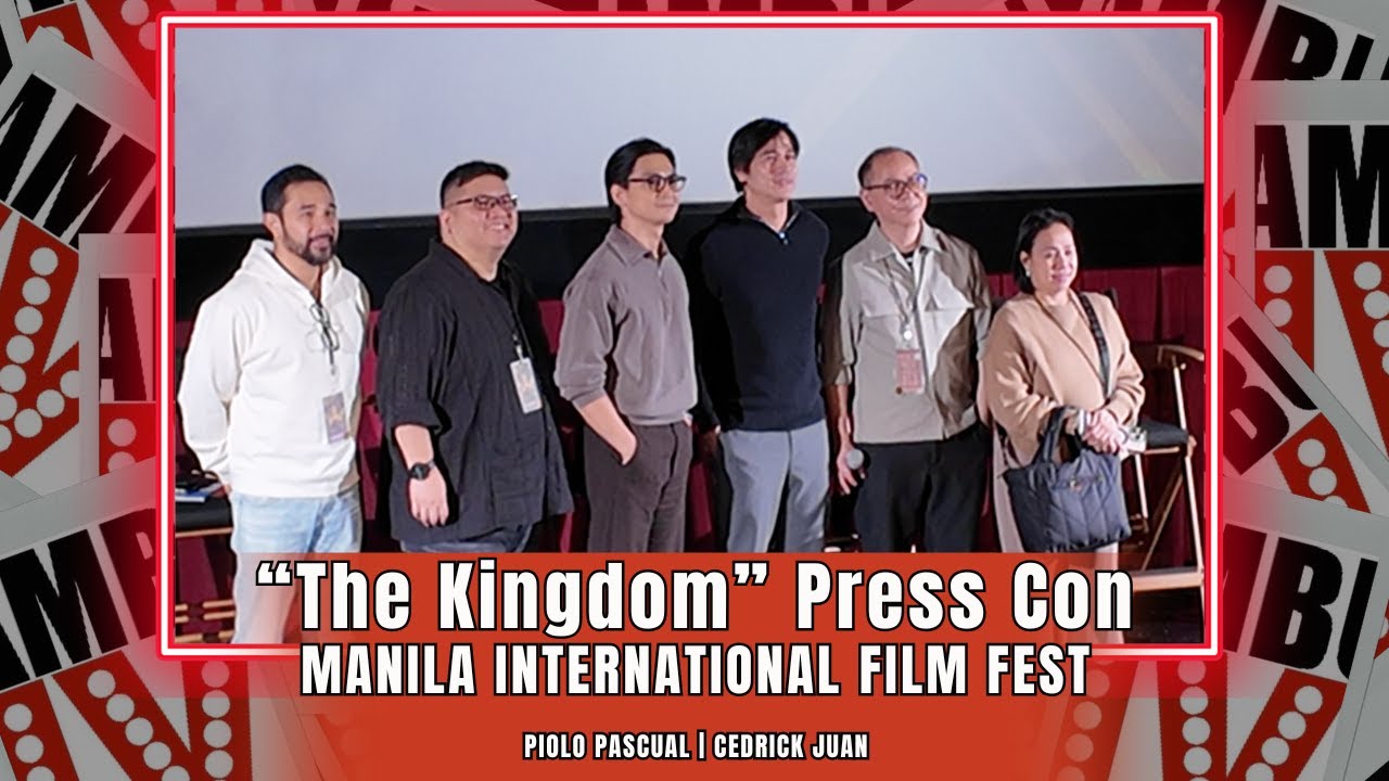 Piolo Pascual & Cedrick Juan of "The Kingdom" Press Conference @ Manila International Film Festival