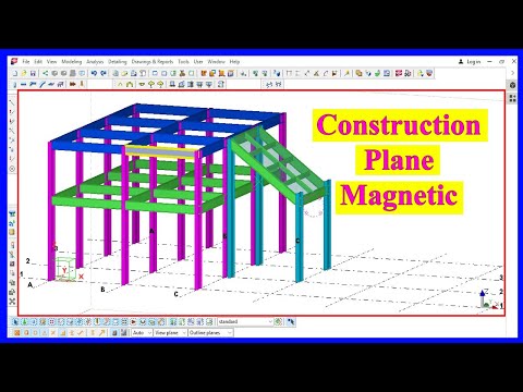 What is construction plane in tekla structure || Engr Maidul || TeklaBD