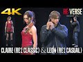 RESIDENT EVIL RE:Verse PS5 - Leon (Casual) &amp; Claire (Classic) Gameplay | 4K 60FPS Comic Filter Off