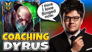 I coached Dyrus the legend on how to play Singed... and now he's a Singed main