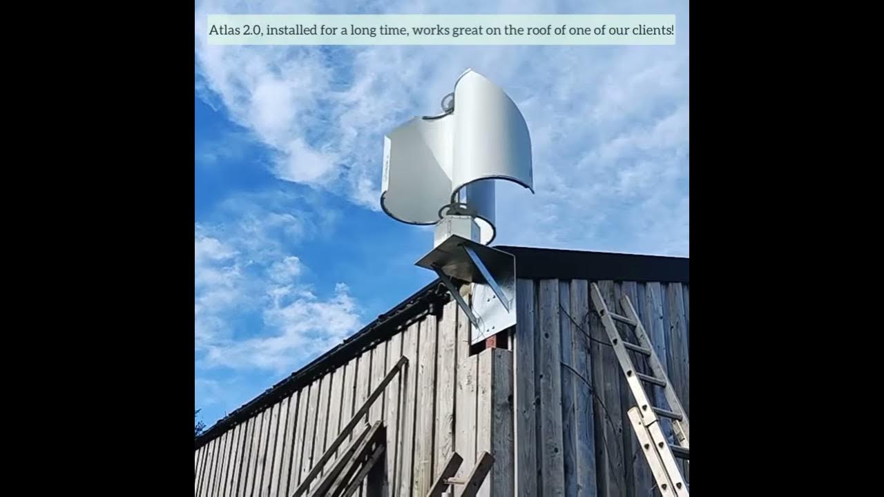 TESUP Atlas2.0 Vertical Wind Turbines YouTube