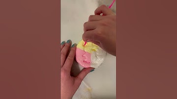 Bunny 🐰 Air Dry Clay Dalgona Cookie #shorts #airdryclay #squidgamchallenge