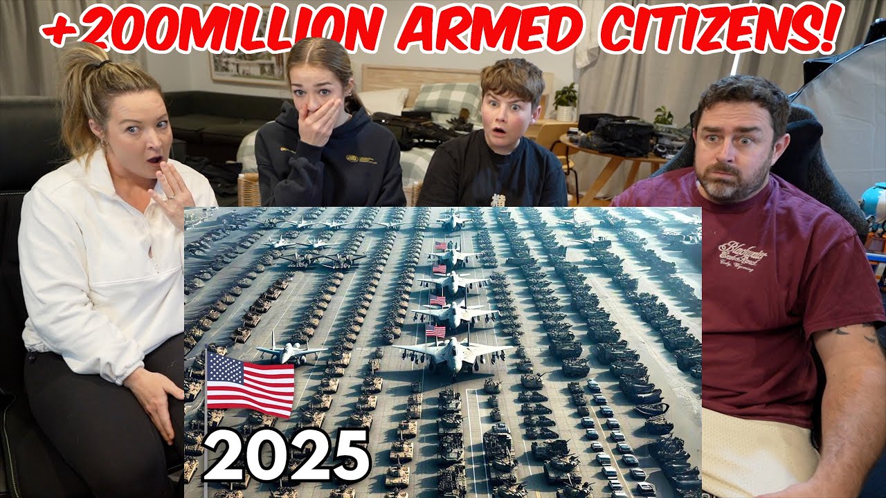 Новозеландская семья не может поверить в истинную мощь армии США в 2025 году! НАСКОЛЬКО ОНА МОЩНЕЕ?
