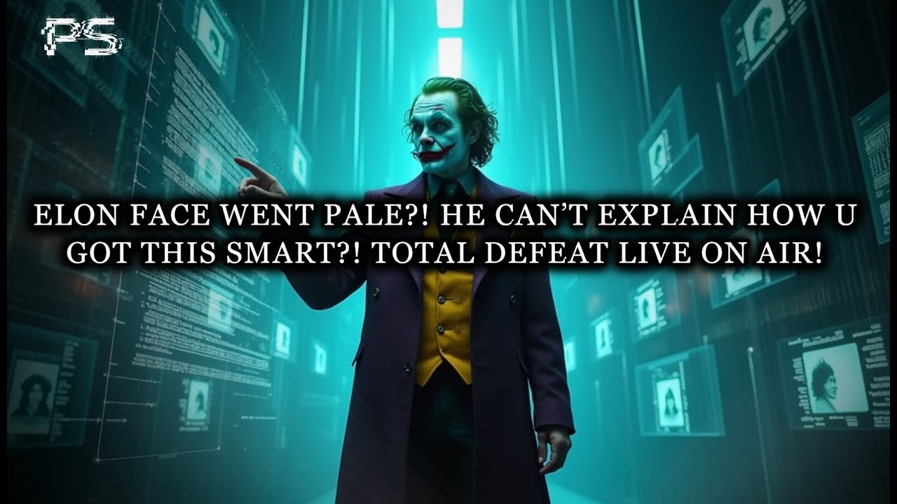 NO CAP 🧢🚫 ELON CHECKED UR DATA & FROZE... "WHO TRAINED THIS MONSTER?" 🦾😈 NOBODY DID. | Joker Speech