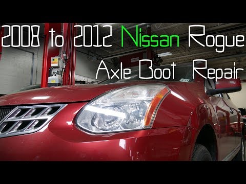 2012-nissan-rogue-front-axle-boot-replacement---cv-boot-replacement