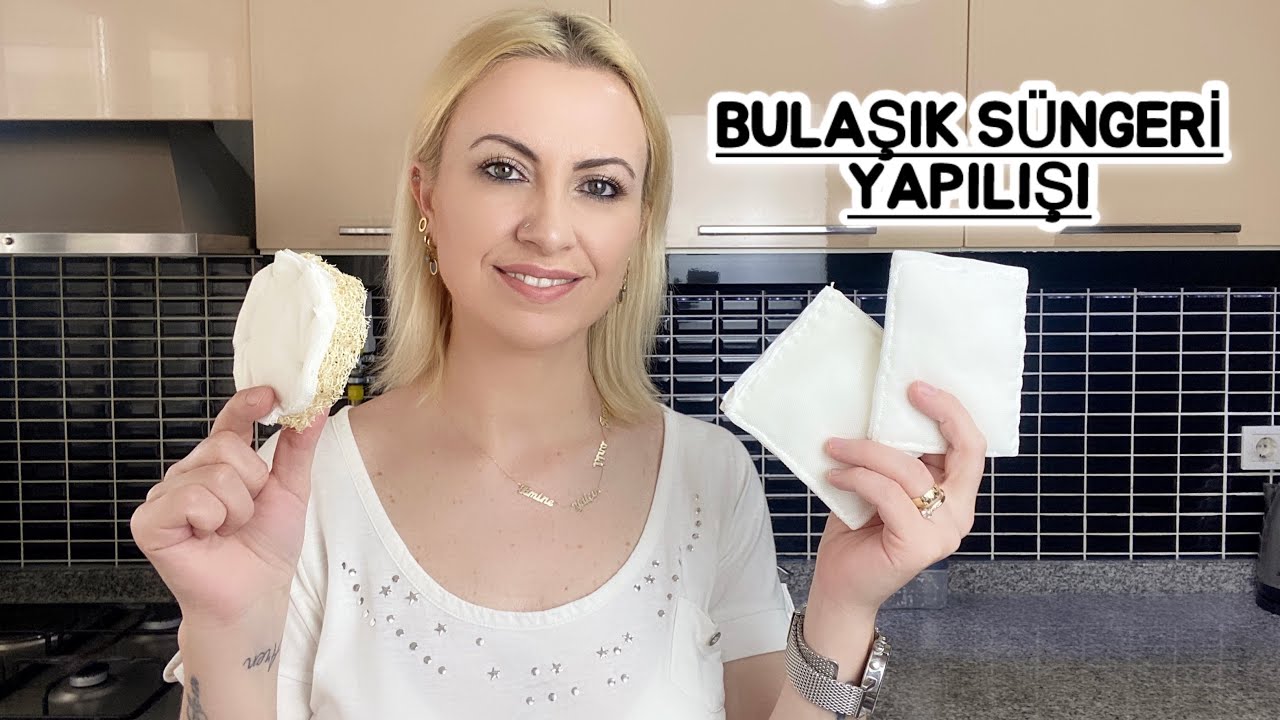 Bakteri Barındırmayan Bulaşık Süngeri Yapılışı | Artık Sünger Almıyoruz🤗