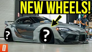 Building a WIDEBODY 2020 Toyota GR Supra -  WHEEL REVEAL & StreetHunter Body Kit is COMPLETE!