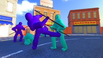 MAKING NPC FIGHT LONDOL STYLE | Smart AI & Active RAGDOLL Physics ! ! - OVERGROTH