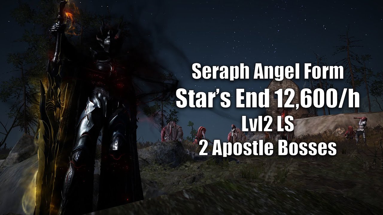 BDO 395AP Star's End - 12,600/h Lvl2 LS - Seraph Angel Form