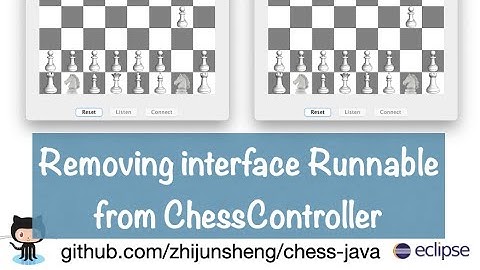 Java Chess 031: Removing Runnable interface from ChessController