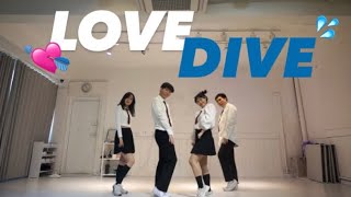 아이브Ive-Love Dive러브다이브 4인 안무 커버댄스춤패,주춤주춤