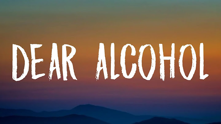 Dax - Dear Alcohol (Songtekst) "Ik raakte dronken omdat ik vanavond niet met mezelf wilde omgaan"