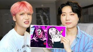 I show edward avila my horrible fanart of kpop idols and he guesses who it is