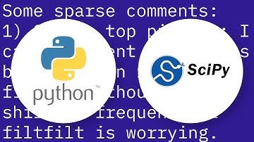 Filter design and frequency extraction in Python