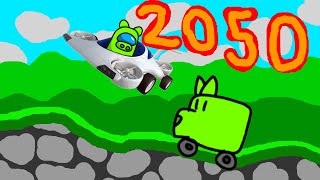 This will be cars in 2050 Bad Piggies edition screenshot 4