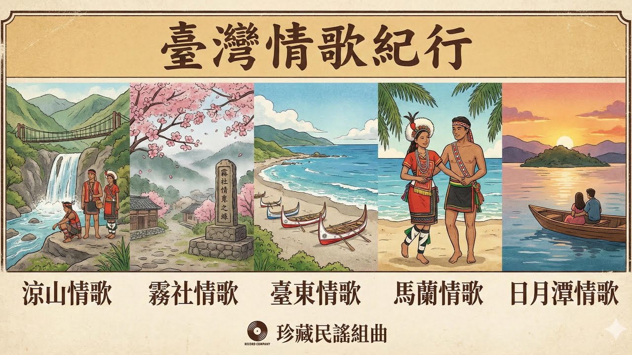 臺灣情歌紀行|涼山情歌|霧社情歌|臺東情歌|馬蘭情歌|日月潭情歌|#情歌组曲